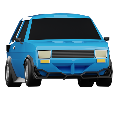 Mini Car  3D Icon