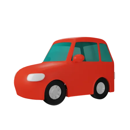 Mini Car 3D Icon