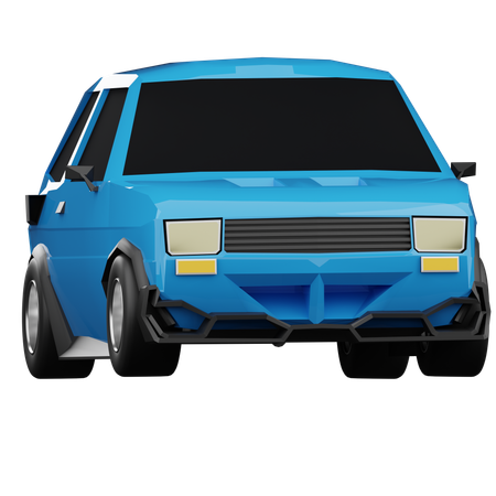 Mini carro  3D Icon