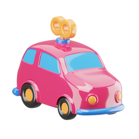 Mini carro de brinquedo  3D Icon