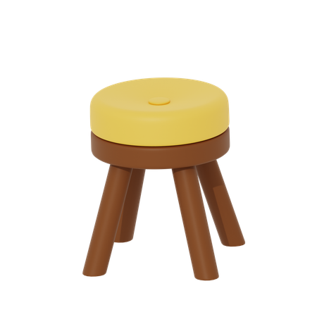 Mini Chair  3D Icon
