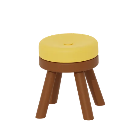 Mini Chair  3D Icon