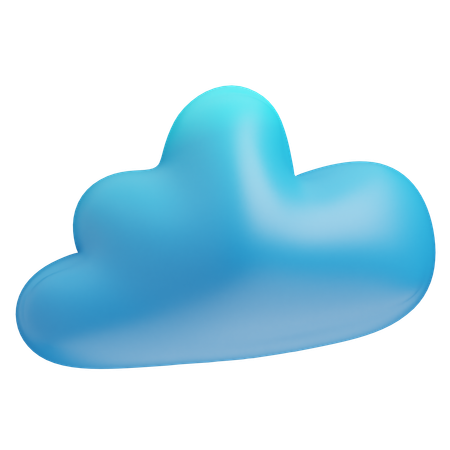 Mini Cloud  3D Icon