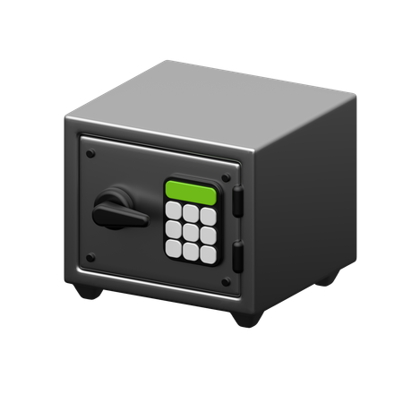 Mini coffre-fort  3D Icon