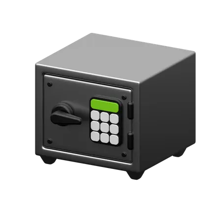 Mini coffre-fort  3D Icon