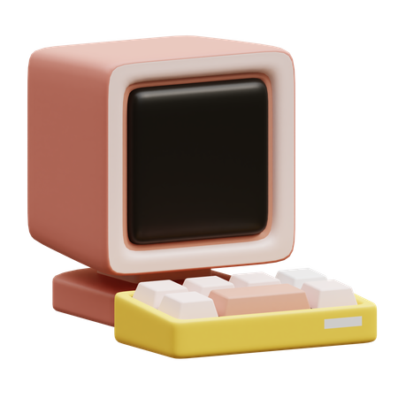 Mini Computer  3D Icon
