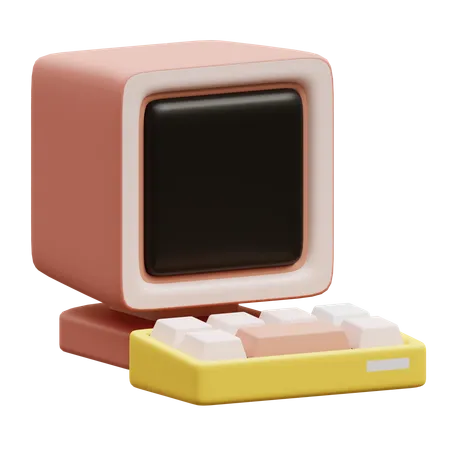 Mini Computer  3D Icon
