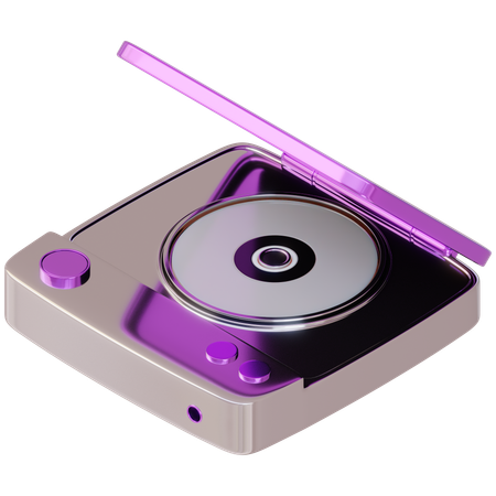 Mini Disc Player  3D Icon