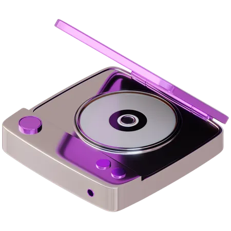 Mini Disc Player  3D Icon