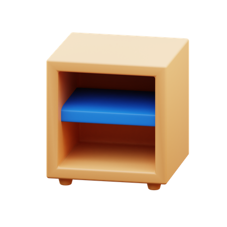 Mini Drawer  3D Icon