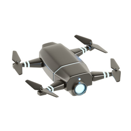Mini Drone  3D Icon