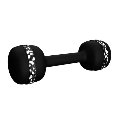 3 D Render Single Mini Dumbbell Isolated Object With High Quality Render 3D Icon