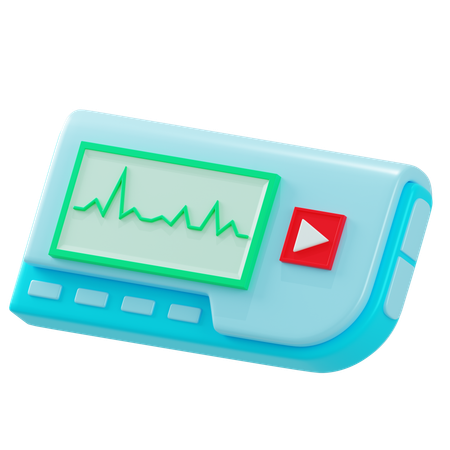 ミニ心電図  3D Icon
