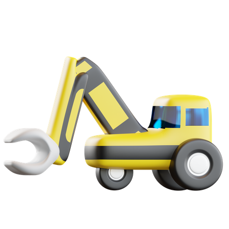 Mini Excavators  3D Icon