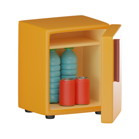 Mini Fridge  3D Icon