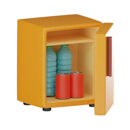 Mini Fridge  3D Icon