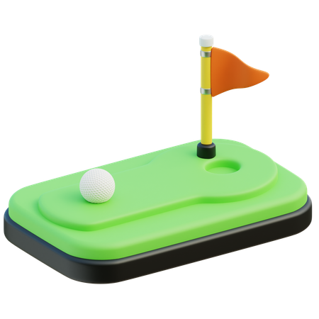 Mini Golf  3D Icon