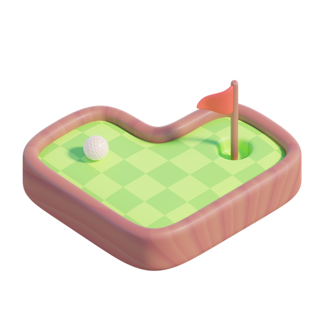 Mini Golf  3D Icon