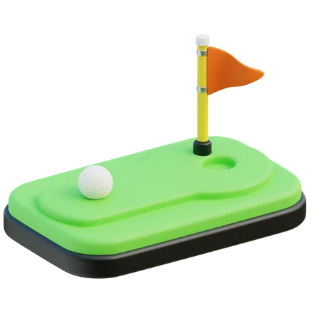 Mini Golf  3D Icon