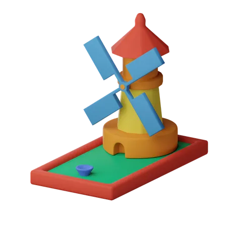 Mini Golf  3D Icon