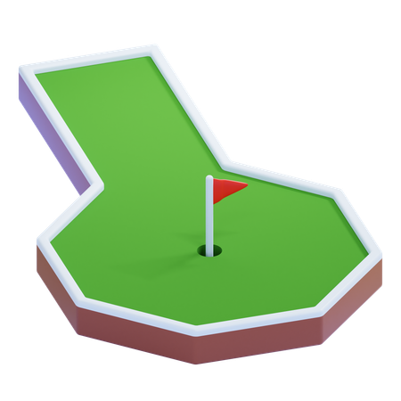Mini Golf  3D Icon