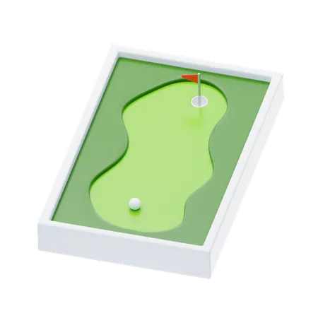 Mini Golf Ground  3D Icon