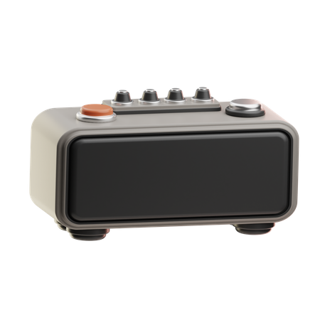 Mini haut-parleur rétro Icône 3D