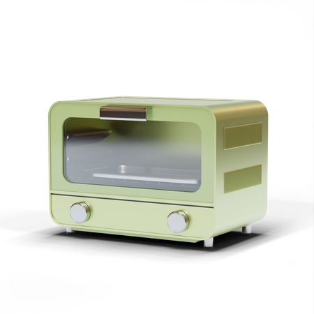 Mini Oven  3D Illustration