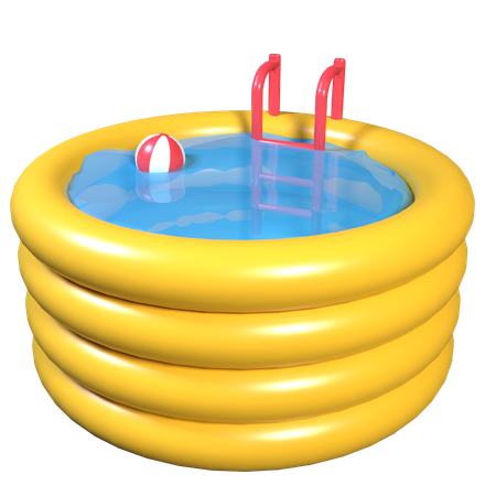 Mini piscina  3D Icon