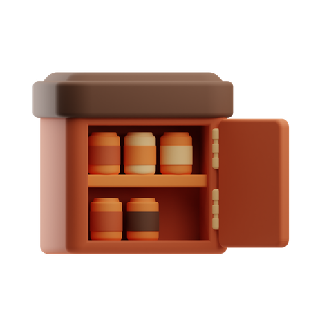 Mini-réfrigérateur  3D Icon