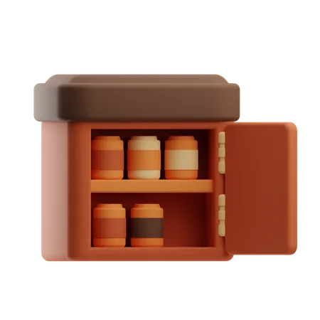 Mini-réfrigérateur  3D Icon