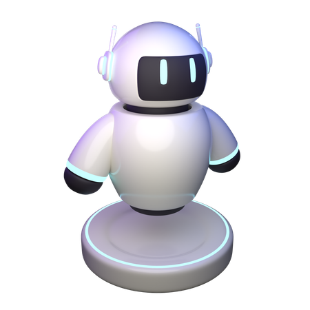 Mini-robô  3D Icon