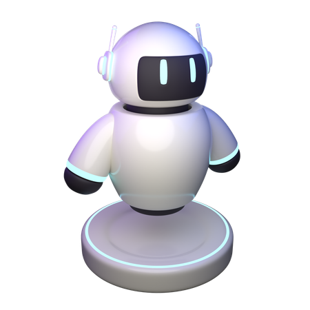 Mini Robot  3D Icon