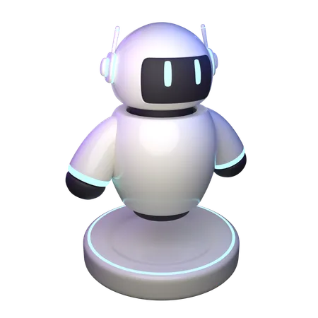 Mini Robot  3D Icon