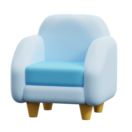 Mini Sofa  3D Icon