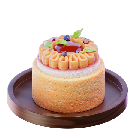 Mini Tart Cake  3D Icon