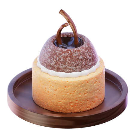 Mini Tart Cake  3D Icon
