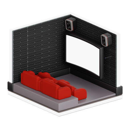 Mini-Theater  3D Illustration