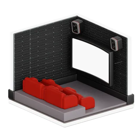 Mini-Theater  3D Illustration