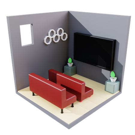 Mini Theater  3D Icon