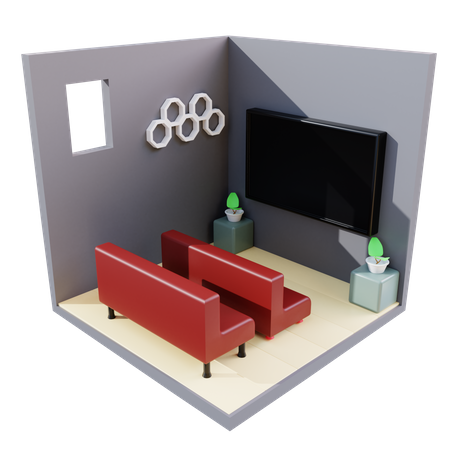 Mini Theater 3D Icon