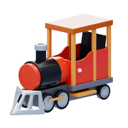 Mini Train  3D Icon