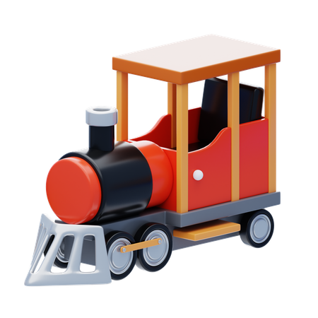 Mini Train  3D Icon