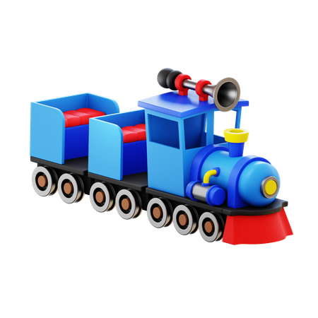 Mini Train  3D Icon