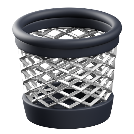 Mini Trash Bin  3D Icon