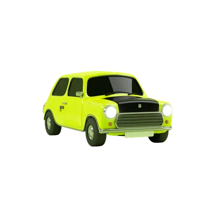 Mini carro  3D Illustration