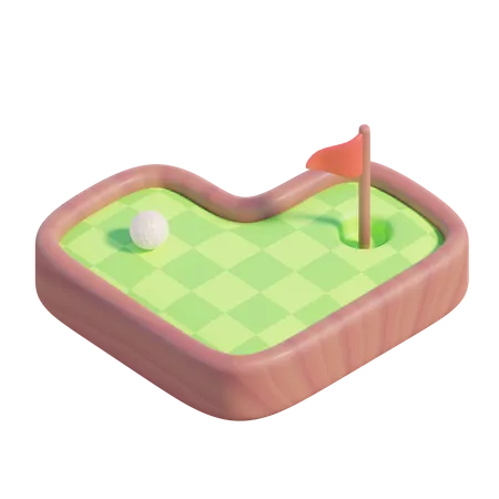 Minigolf  3D Icon