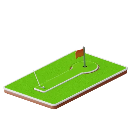 Mini golf  3D Icon