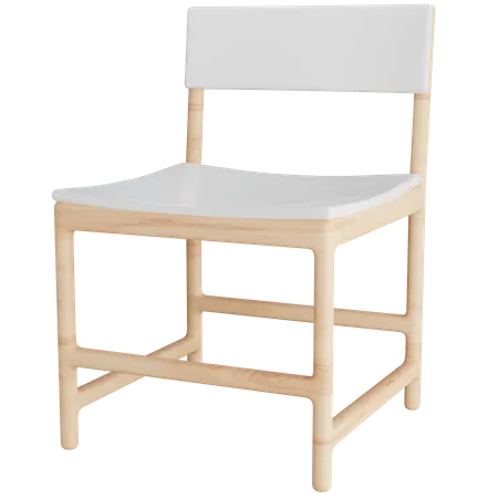 3 D Icon Illustration Minimalist Chair 3D Icon