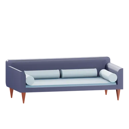 Minimalist Sofa  3D Icon